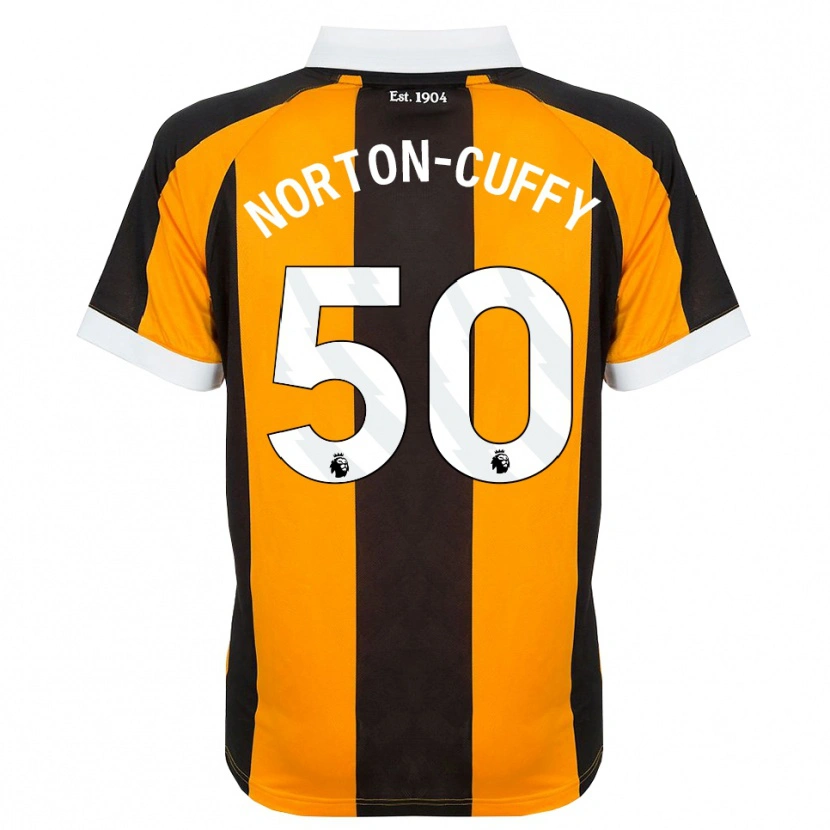 Danxen Kvinnor Brooke Norton-Cuffy #50 Orange Svart Vit Hemmatröja Matchtröjor 2026/27 Tröjor T-Tröja