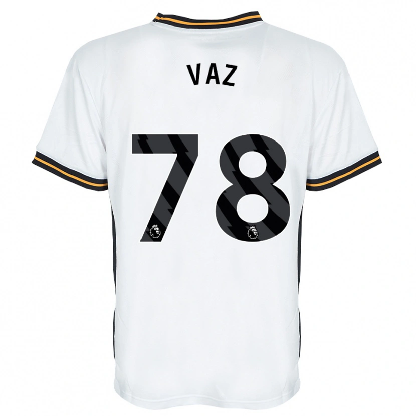 Danxen Kvinnor Robinio Vaz #78 Vit Orange Svart Bortatröja Matchtröjor 2026/27 Tröjor T-Tröja