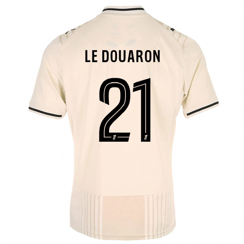 Danxen Kvinnor Jérémy Le Douaron #21 Gammal Spets Svart Antikvit Bortatröja Matchtröjor 2026/27 Tröjor T-Tröja