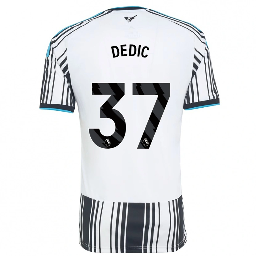 Danxen Barn Amar Dedić #37 Himmelsblå Svart Vit Hemmatröja Matchtröjor 2026/27 Tröjor T-Tröja
