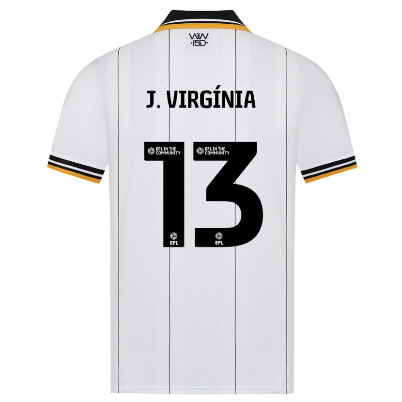 Danxen Barn João Virgínia #13 Orange Vit Svart Bortatröja Matchtröjor 2026/27 Tröjor T-Tröja