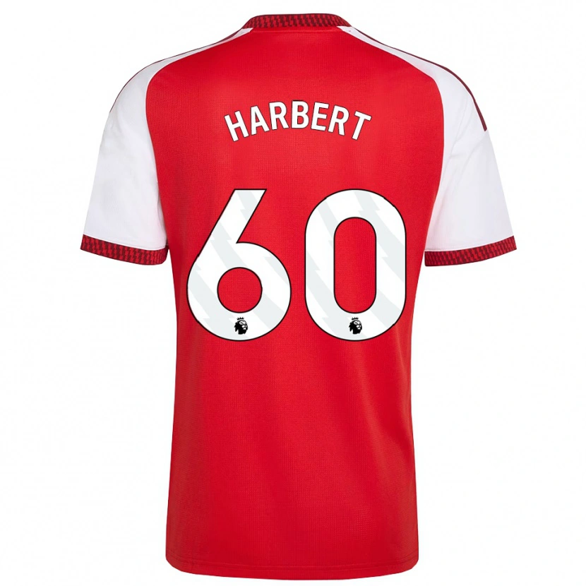 Danxen Barn Laila Harbert #60 Röd Vit Svart Hemmatröja Matchtröjor 2026/27 Tröjor T-Tröja