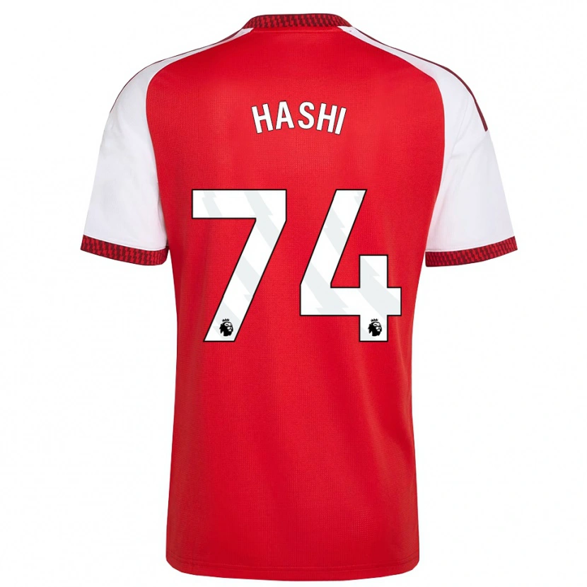 Danxen Barn Maalik Hashi #74 Röd Vit Svart Hemmatröja Matchtröjor 2026/27 Tröjor T-Tröja
