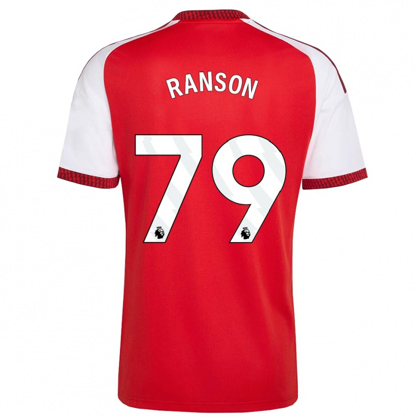 Danxen Barn Khari Ranson #79 Röd Vit Svart Hemmatröja Matchtröjor 2026/27 Tröjor T-Tröja