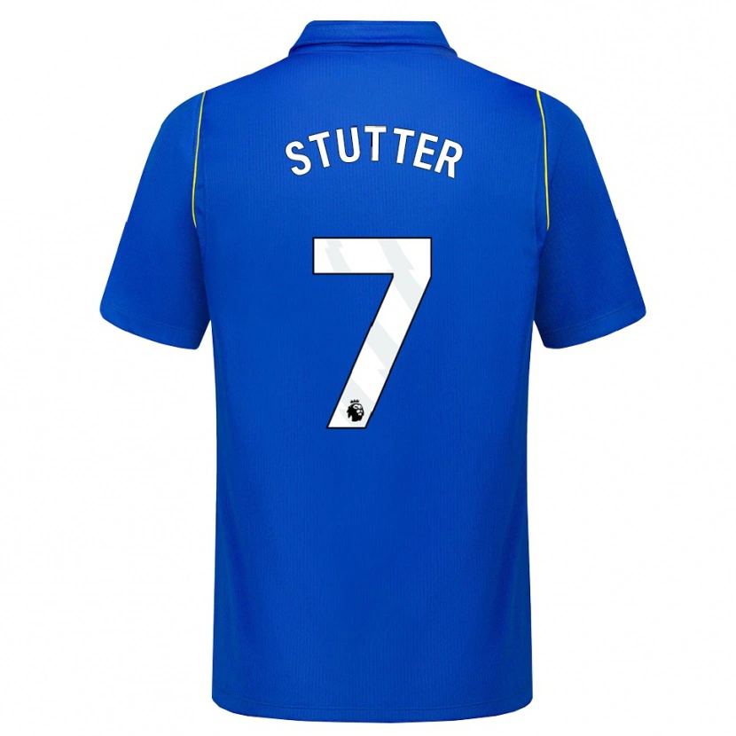 Danxen Barn Ronnie Stutter #7 Blå Gul Hemmatröja Matchtröjor 2026/27 Tröjor T-Tröja
