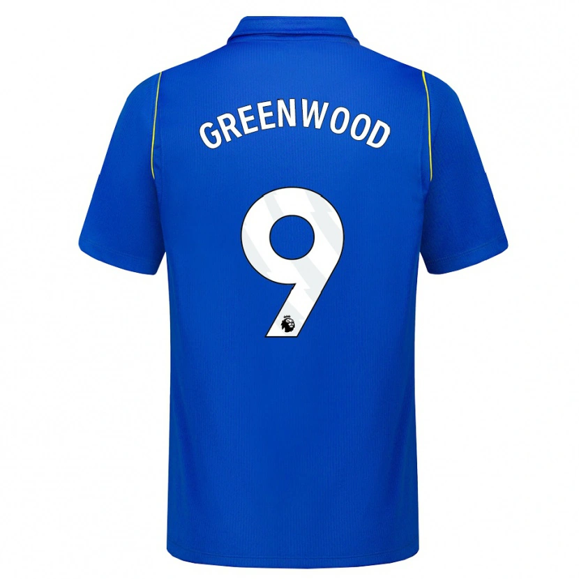 Danxen Barn Jashayde Greenwood #9 Blå Gul Hemmatröja Matchtröjor 2026/27 Tröjor T-Tröja
