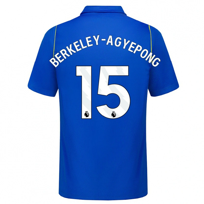 Danxen Barn Jeremiah Berkeley-Agyepong #15 Blå Gul Hemmatröja Matchtröjor 2026/27 Tröjor T-Tröja