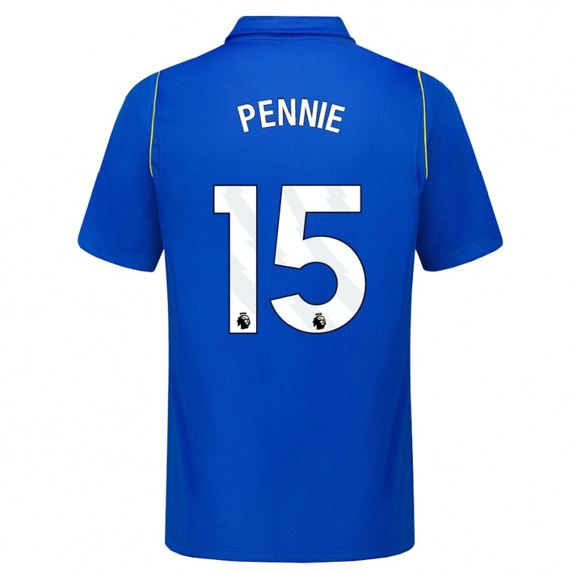 Danxen Barn Andrew Pennie #15 Blå Gul Hemmatröja Matchtröjor 2026/27 Tröjor T-Tröja