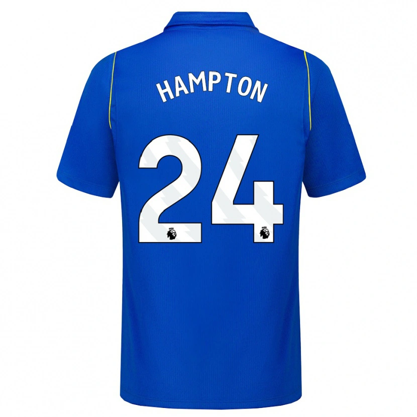 Danxen Barn Hannah Hampton #24 Blå Gul Hemmatröja Matchtröjor 2026/27 Tröjor T-Tröja