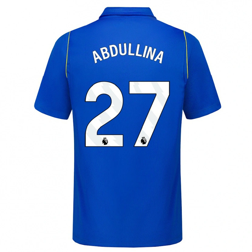 Danxen Barn Alsu Abdullina #27 Blå Gul Hemmatröja Matchtröjor 2026/27 Tröjor T-Tröja