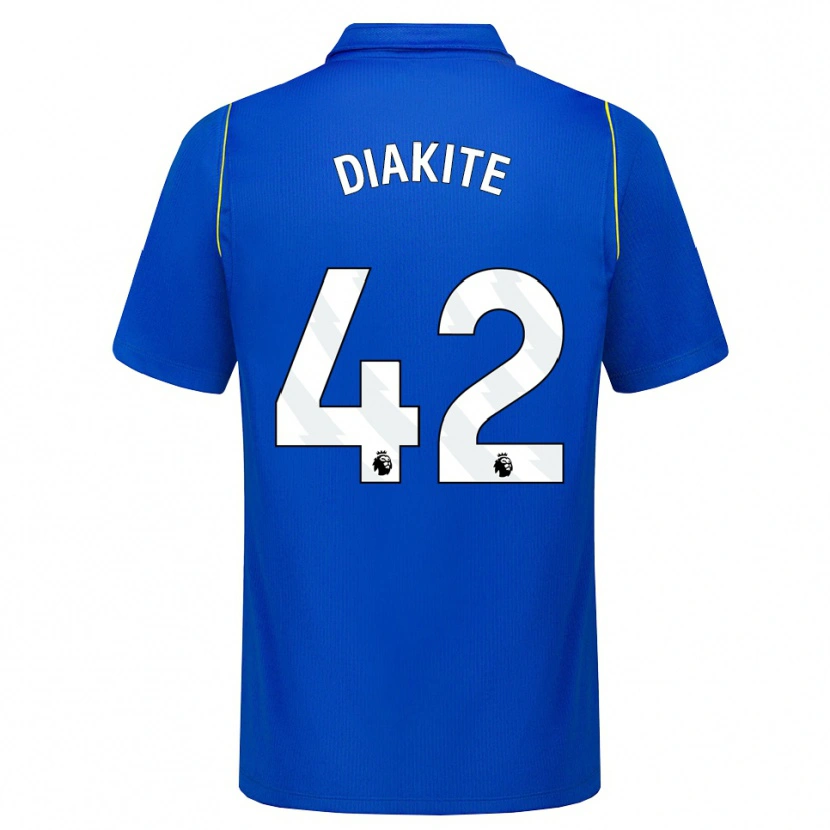 Danxen Barn Calvin Diakite #42 Blå Gul Hemmatröja Matchtröjor 2026/27 Tröjor T-Tröja