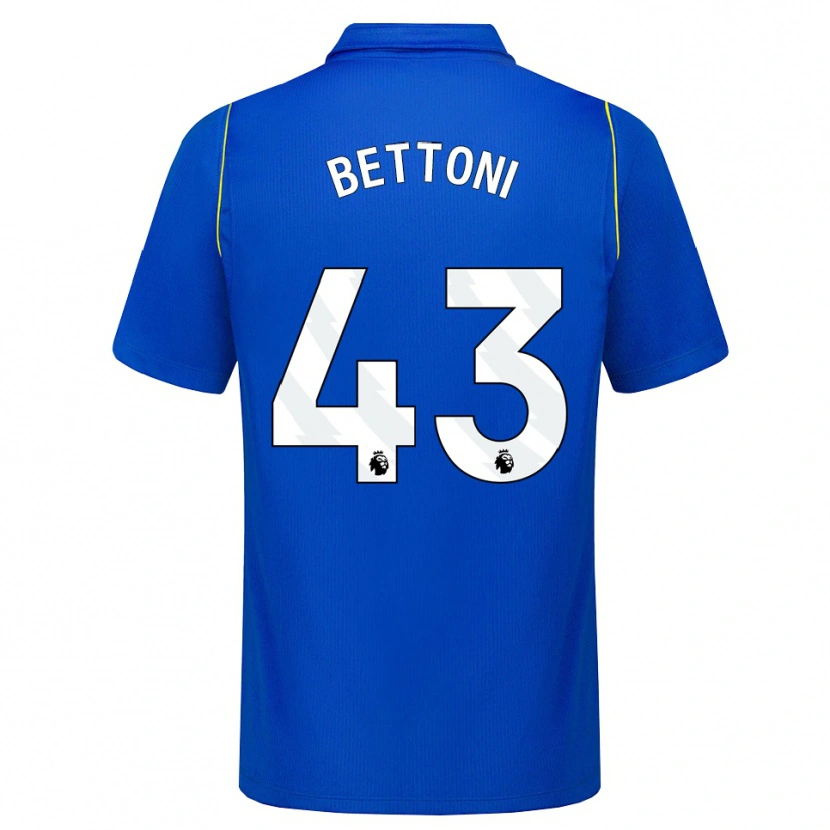 Danxen Barn Harrison Bettoni #43 Blå Gul Hemmatröja Matchtröjor 2026/27 Tröjor T-Tröja