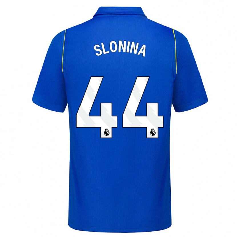 Danxen Barn Gabriel Slonina #44 Blå Gul Hemmatröja Matchtröjor 2026/27 Tröjor T-Tröja
