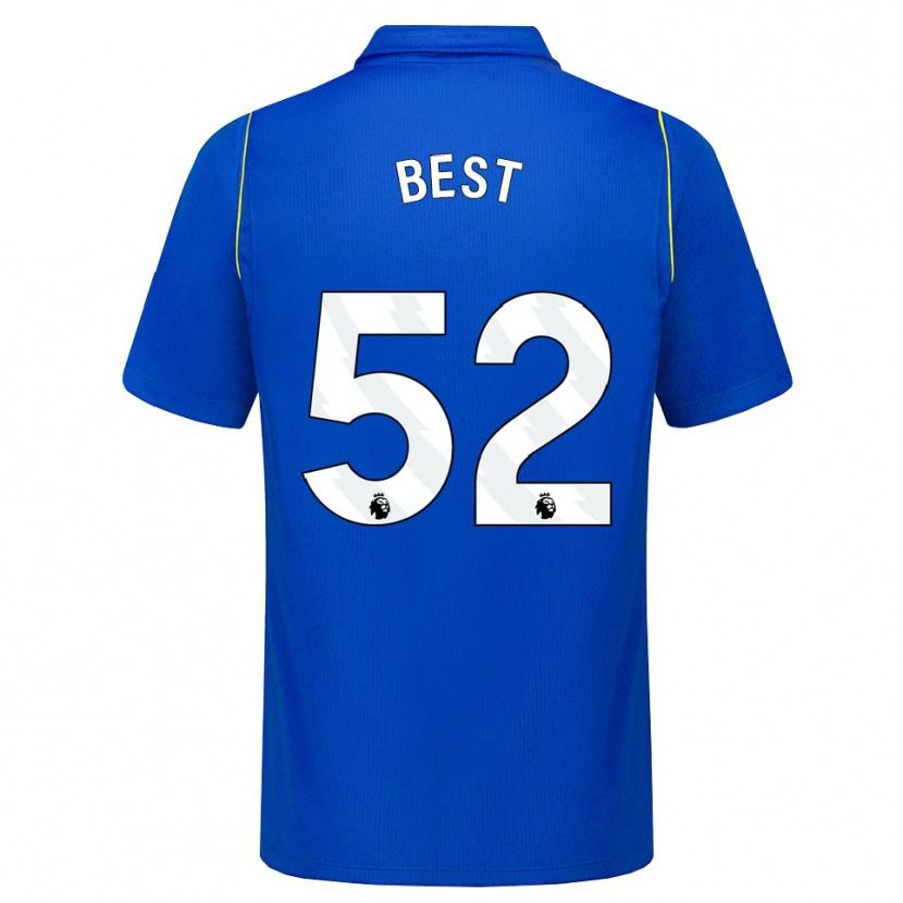 Danxen Barn Kian Best #52 Blå Gul Hemmatröja Matchtröjor 2026/27 Tröjor T-Tröja