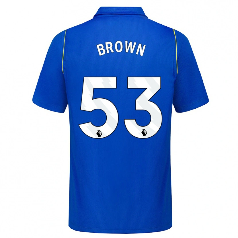 Danxen Barn Lola Brown #53 Blå Gul Hemmatröja Matchtröjor 2026/27 Tröjor T-Tröja