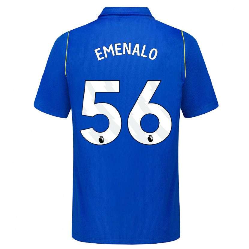 Danxen Barn Landon Emenalo #56 Blå Gul Hemmatröja Matchtröjor 2026/27 Tröjor T-Tröja