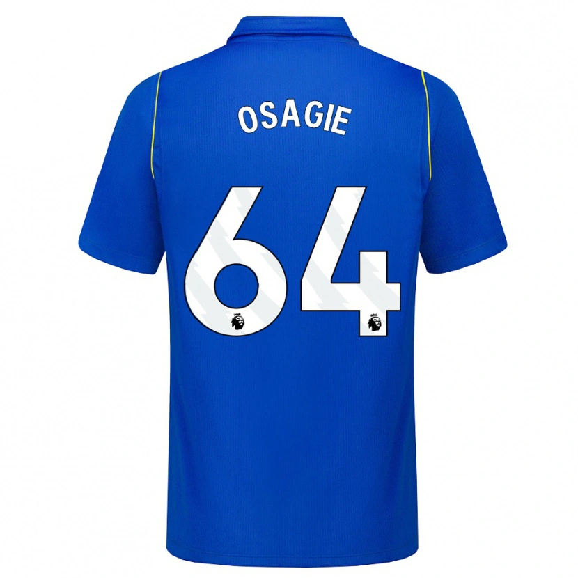 Danxen Barn Justin Osagie #64 Blå Gul Hemmatröja Matchtröjor 2026/27 Tröjor T-Tröja