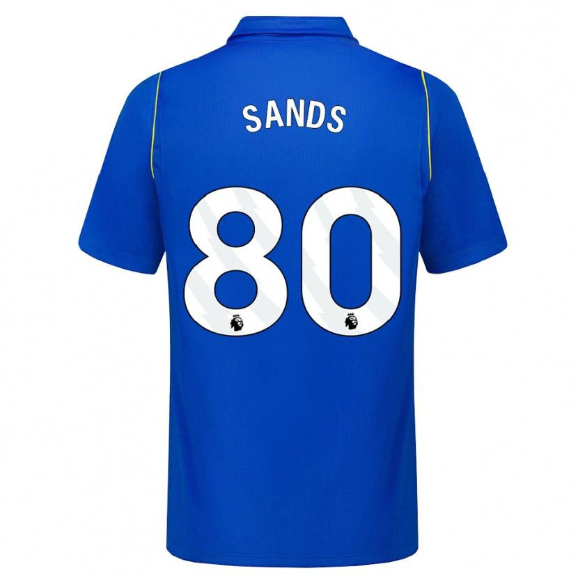 Danxen Barn Hudson Sands #80 Blå Gul Hemmatröja Matchtröjor 2026/27 Tröjor T-Tröja