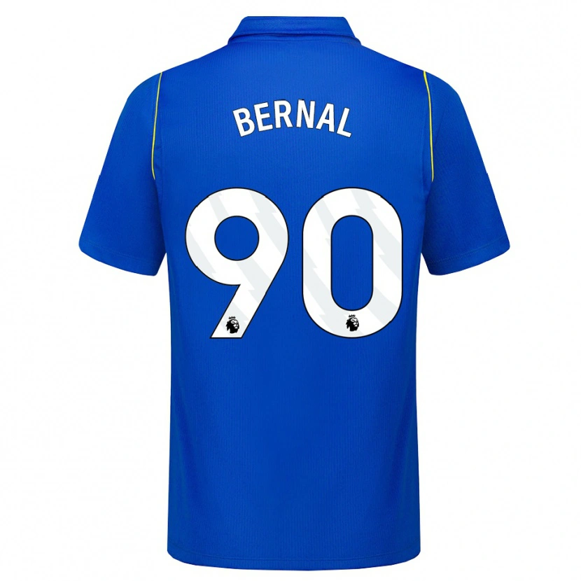 Danxen Barn Freddy Bernal #90 Blå Gul Hemmatröja Matchtröjor 2026/27 Tröjor T-Tröja