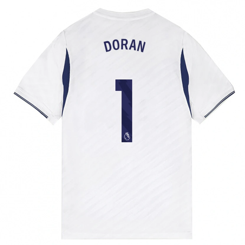 Danxen Barn Farren Doran #1 Vit Röd Lila Hemmatröja Matchtröjor 2026/27 Tröjor T-Tröja