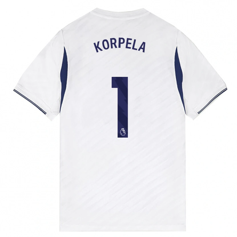 Danxen Barn Tinja-Riikka Korpela #1 Vit Röd Lila Hemmatröja Matchtröjor 2026/27 Tröjor T-Tröja