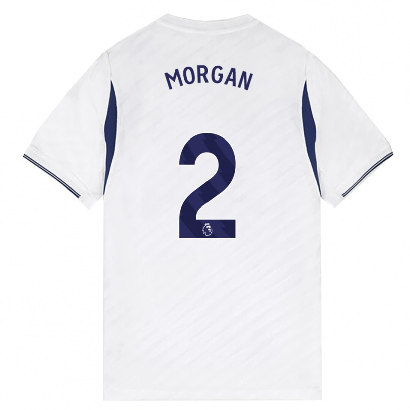 Danxen Barn Esther Morgan #2 Vit Röd Lila Hemmatröja Matchtröjor 2026/27 Tröjor T-Tröja