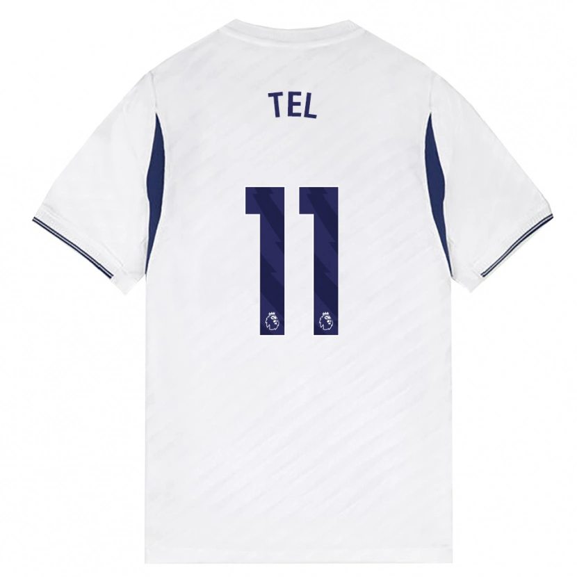 Danxen Barn Mathys Tel #11 Vit Röd Lila Hemmatröja Matchtröjor 2026/27 Tröjor T-Tröja