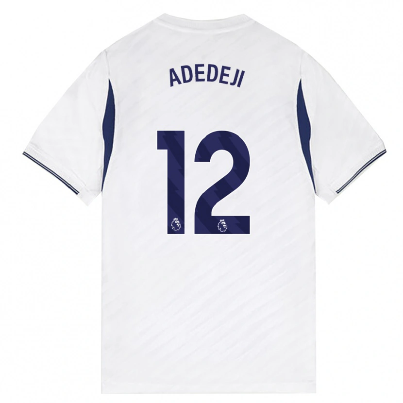 Danxen Barn Maxwell Adedeji #12 Vit Röd Lila Hemmatröja Matchtröjor 2026/27 Tröjor T-Tröja