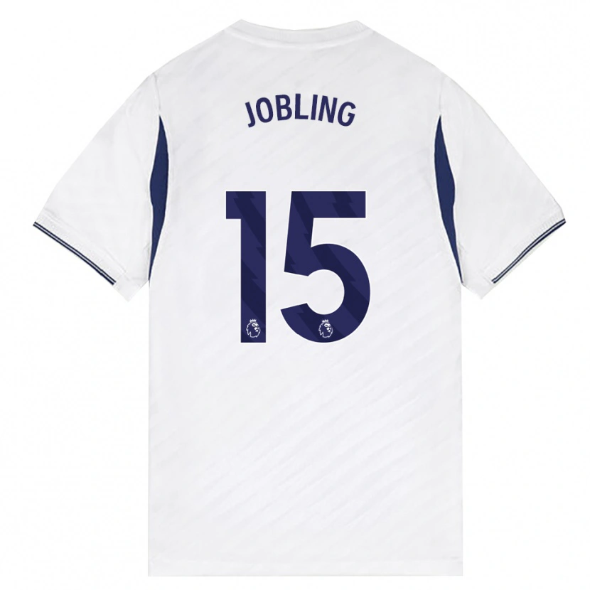 Danxen Barn George Jobling #15 Vit Röd Lila Hemmatröja Matchtröjor 2026/27 Tröjor T-Tröja