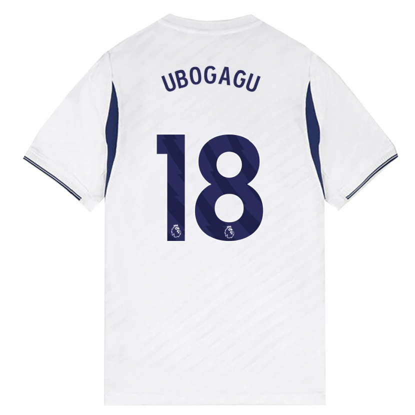 Danxen Barn Chioma Ubogagu #18 Vit Röd Lila Hemmatröja Matchtröjor 2026/27 Tröjor T-Tröja
