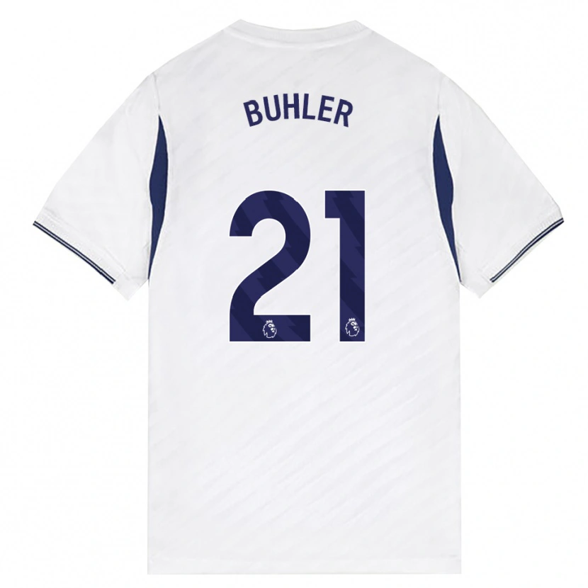 Danxen Barn Luana Bühler #21 Vit Röd Lila Hemmatröja Matchtröjor 2026/27 Tröjor T-Tröja