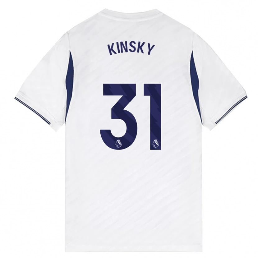 Danxen Barn Antonín Kinský #31 Vit Röd Lila Hemmatröja Matchtröjor 2026/27 Tröjor T-Tröja