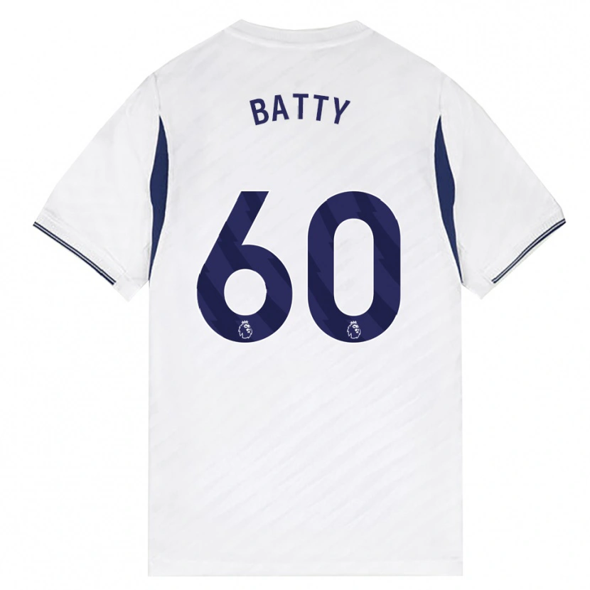 Danxen Barn Dan Batty #60 Vit Röd Lila Hemmatröja Matchtröjor 2026/27 Tröjor T-Tröja