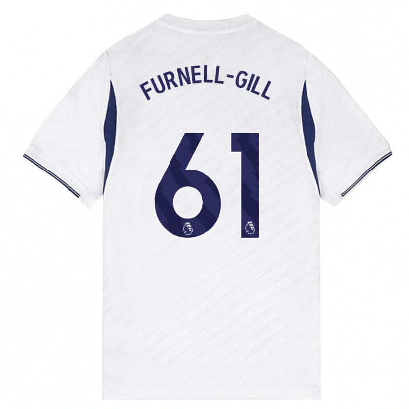 Danxen Barn Luca Furnell-Gill #61 Vit Röd Lila Hemmatröja Matchtröjor 2026/27 Tröjor T-Tröja