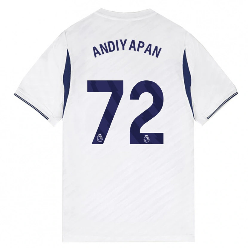 Danxen Barn William Andiyapan #72 Vit Röd Lila Hemmatröja Matchtröjor 2026/27 Tröjor T-Tröja