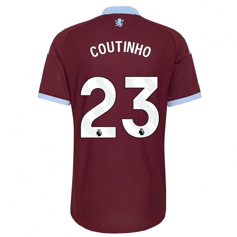 Danxen Barn Philippe Coutinho #23 Kornblå Vinröd Hemmatröja Matchtröjor 2026/27 Tröjor T-Tröja