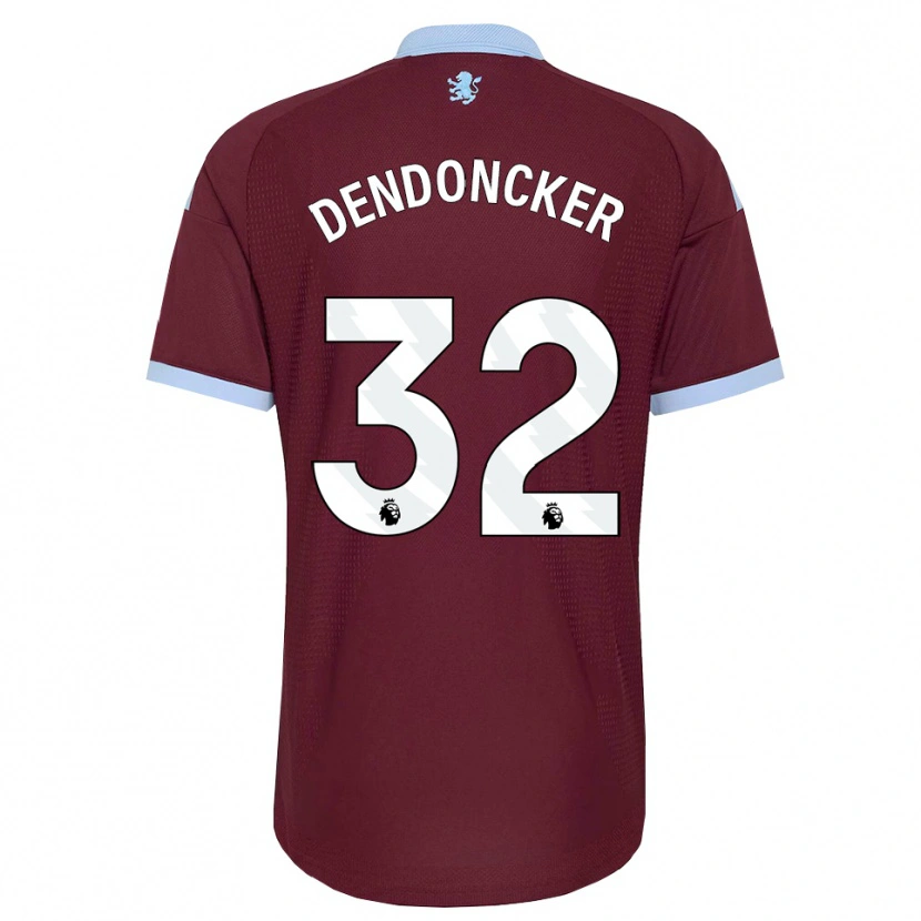 Danxen Barn Leander Dendoncker #32 Kornblå Vinröd Hemmatröja Matchtröjor 2026/27 Tröjor T-Tröja
