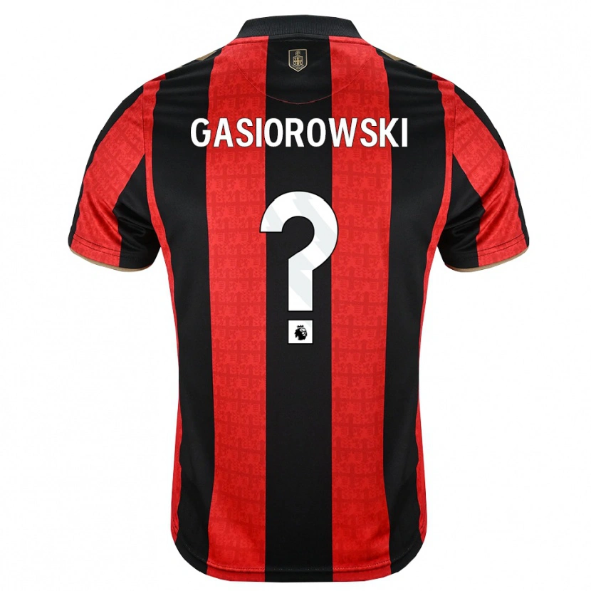 Danxen Barn Marko Gasiorowski #0 Gyllene Röd Svart Hemmatröja Matchtröjor 2026/27 Tröjor T-Tröja