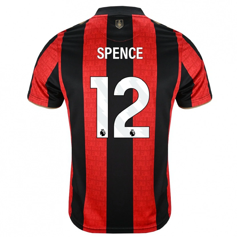 Danxen Barn Joe Spence #12 Gyllene Röd Svart Hemmatröja Matchtröjor 2026/27 Tröjor T-Tröja