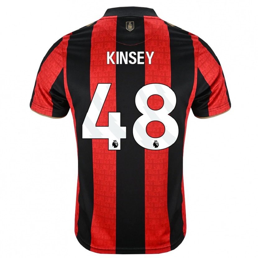Danxen Barn Max Kinsey #48 Gyllene Röd Svart Hemmatröja Matchtröjor 2026/27 Tröjor T-Tröja