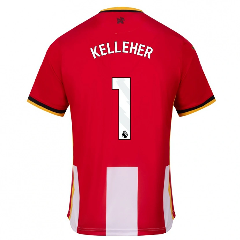 Danxen Barn Caoimhín Kelleher #1 Gul Svart Röd Hemmatröja Matchtröjor 2026/27 Tröjor T-Tröja
