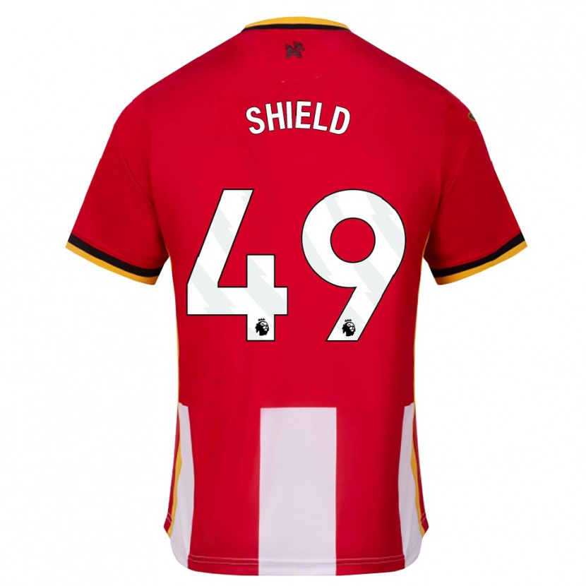 Danxen Barn Ollie Shield #49 Gul Svart Röd Hemmatröja Matchtröjor 2026/27 Tröjor T-Tröja