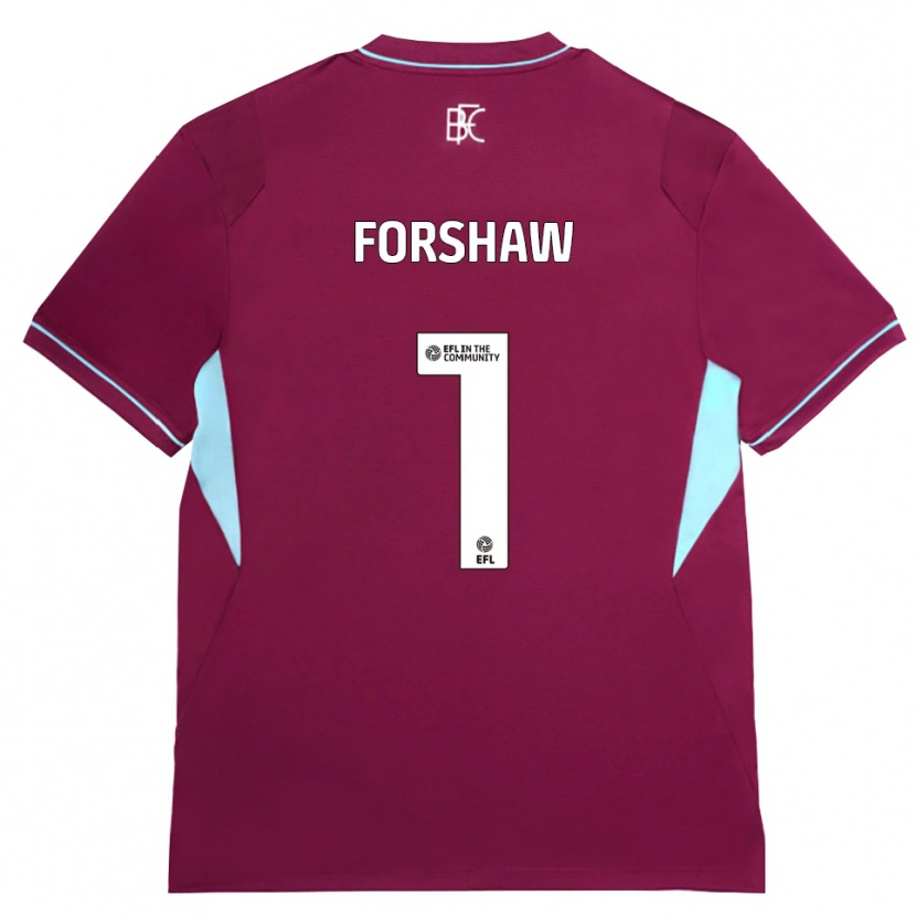 Danxen Barn Lewis Forshaw #1 Vinröd Grön Hemmatröja Matchtröjor 2026/27 Tröjor T-Tröja