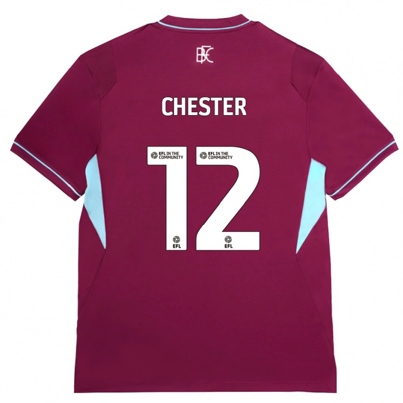 Danxen Barn Felix Chester #12 Vinröd Grön Hemmatröja Matchtröjor 2026/27 Tröjor T-Tröja