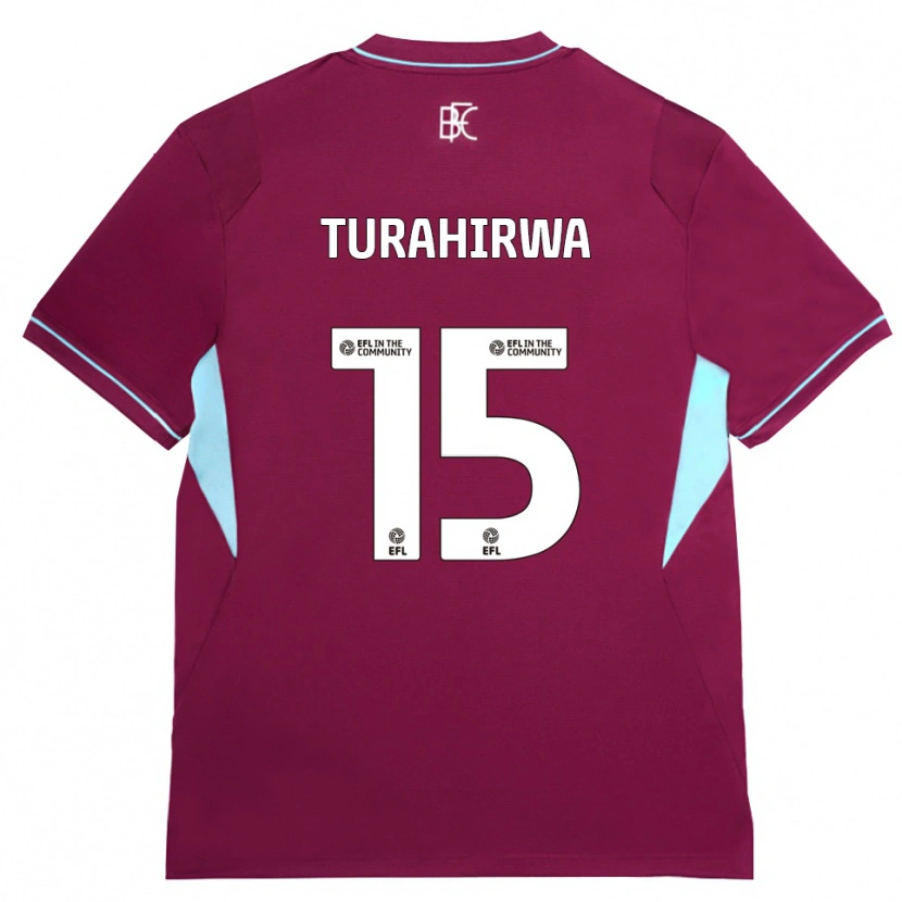 Danxen Barn Elijah Turahirwa #15 Vinröd Grön Hemmatröja Matchtröjor 2026/27 Tröjor T-Tröja