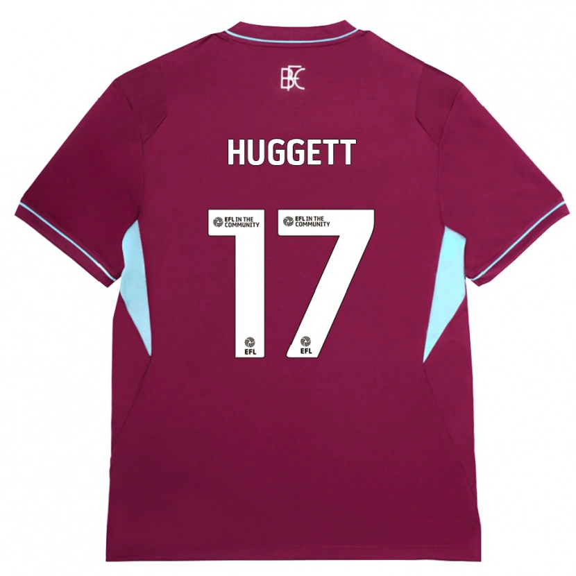 Danxen Barn Aiden Huggett #17 Vinröd Grön Hemmatröja Matchtröjor 2026/27 Tröjor T-Tröja