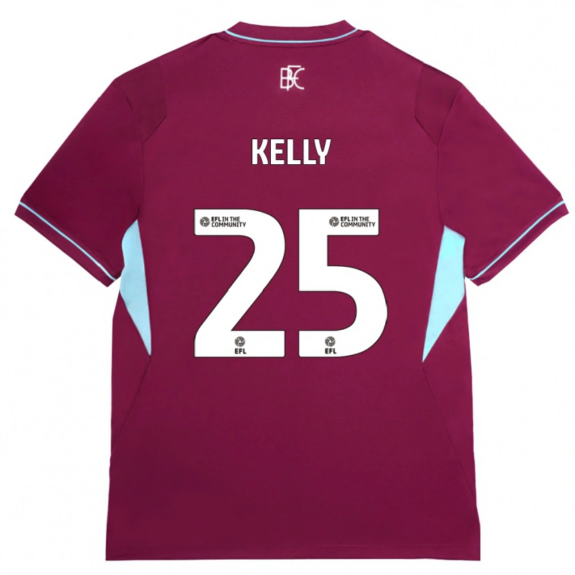 Danxen Barn Aimee Kelly #25 Vinröd Grön Hemmatröja Matchtröjor 2026/27 Tröjor T-Tröja