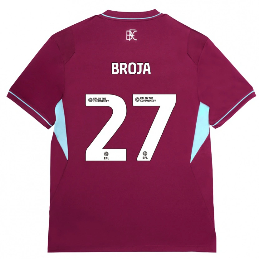 Danxen Barn Armando Broja #27 Vinröd Grön Hemmatröja Matchtröjor 2026/27 Tröjor T-Tröja