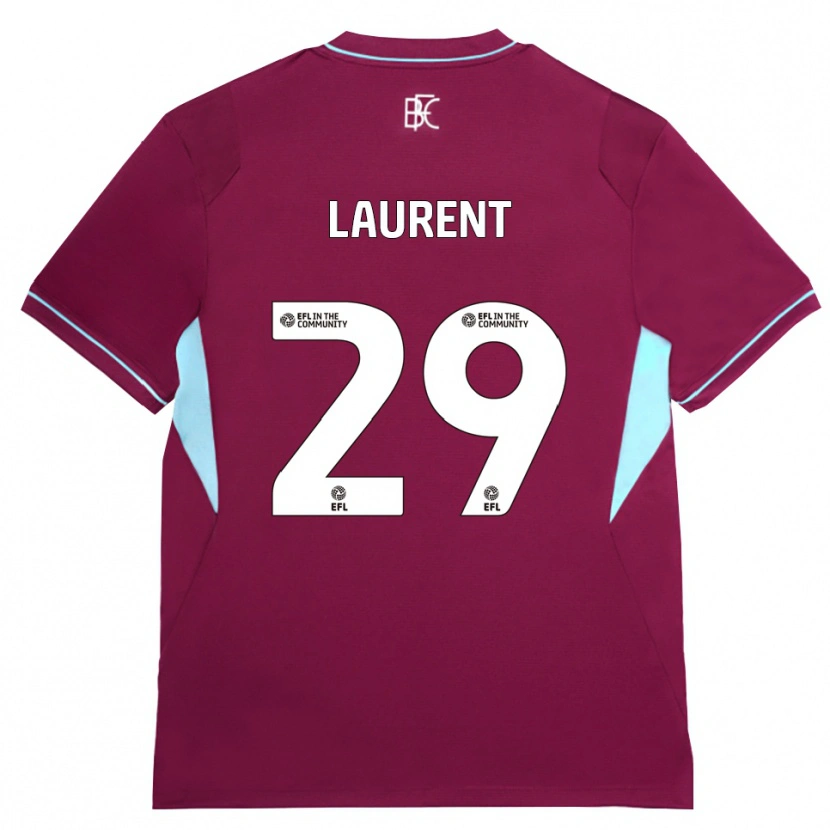 Danxen Barn Josh Laurent #29 Vinröd Grön Hemmatröja Matchtröjor 2026/27 Tröjor T-Tröja