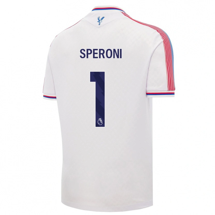 Danxen Barn Thiago Speroni #1 Vit Röd Blå Hemmatröja Matchtröjor 2026/27 Tröjor T-Tröja
